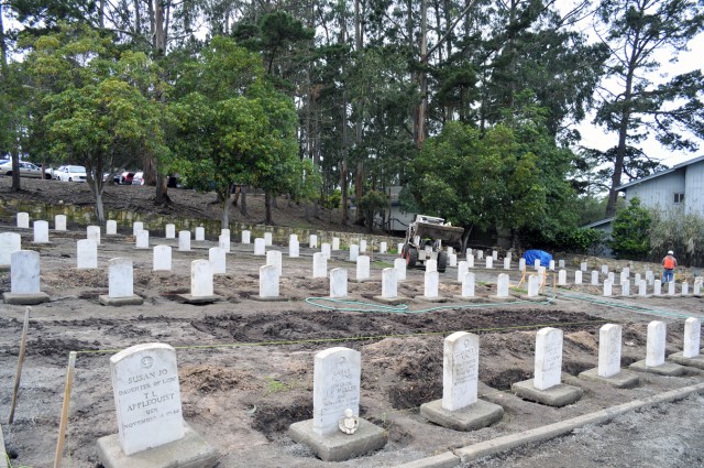 Presidio of Monterey community rededicates cemetery for service, family members