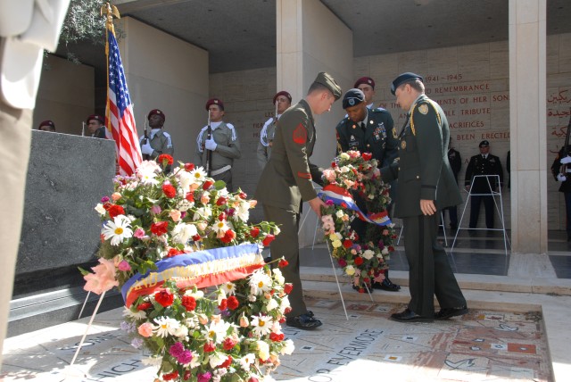 U.S. Army Africa Soldiers honor World War II fallen during North Africa Memorial Day ceremony