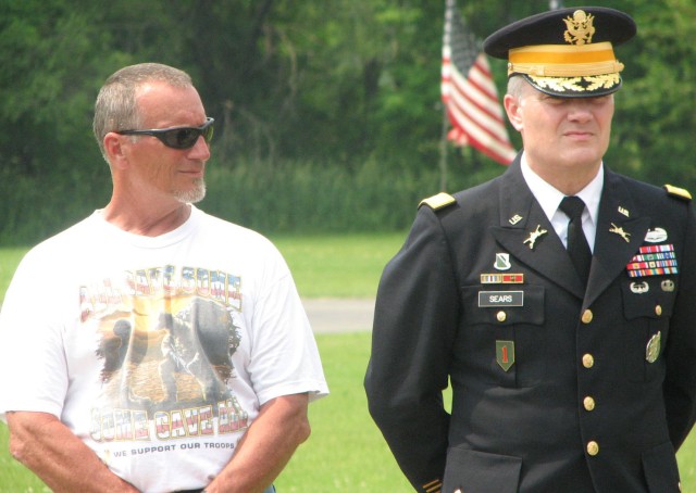 Col. David Sears gives keynote address at Memorial Day ceremony in Davenport