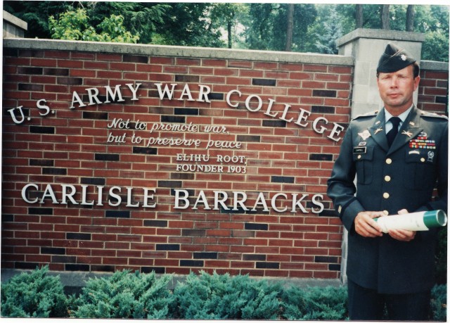 As Lt. Col. at War College