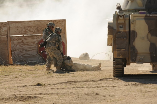 3rd ACR Soldiers training at NTC