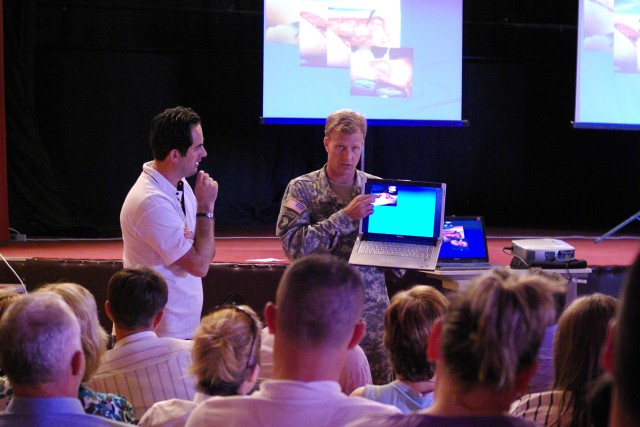 U.S. KFOR doctor teaches fracture treatment at Grand Rounds in Viti/Vitina