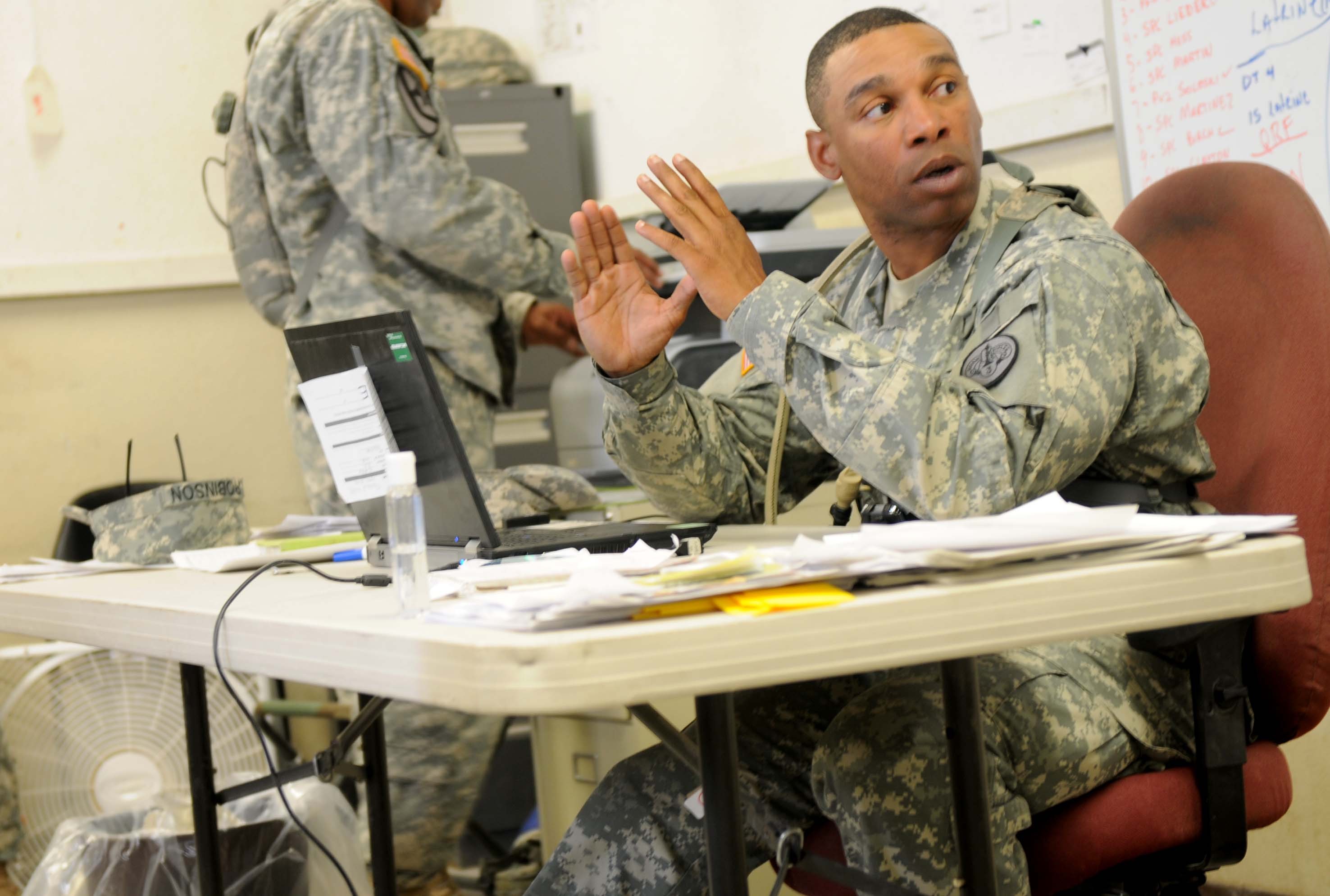 Third Armored Cavalry Regiment Soldiers at the National Training Center ...