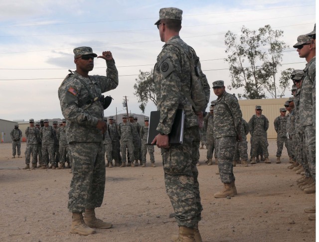 Third Armored Cavalry Regiment Soldiers at the National Training Center