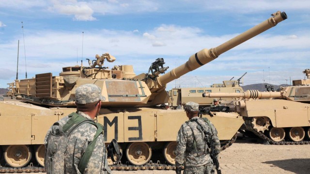 Third Armored Cavalry Regiment Soldiers at the National Training Center