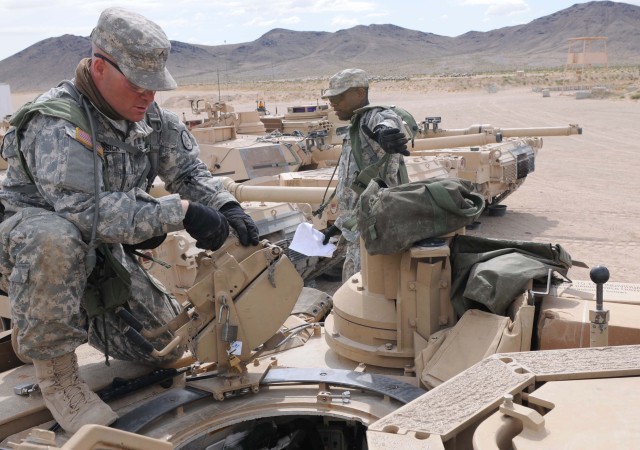 Third Armored Cavalry Regiment Soldiers at the National Training Center