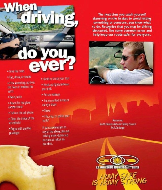 Don&#039;t drive distrated!
