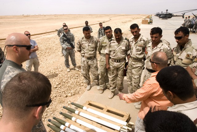 U.S., Iraqi Army train in air-to-ground integration