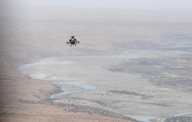 101st Combat Aviation Brigade over Afghanistan