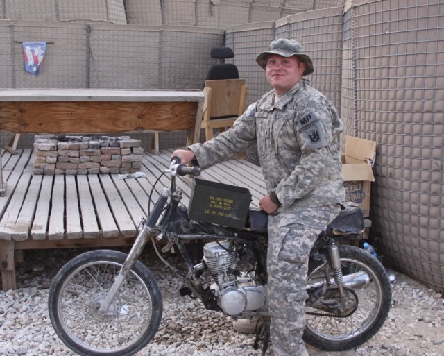 Deployed Soldier finds home with an old motorbike