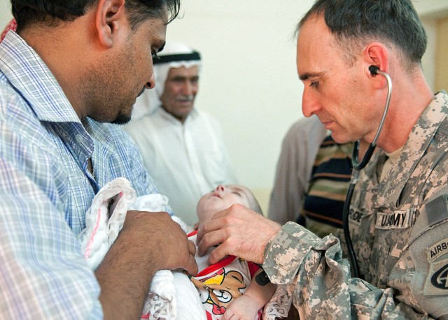 Checking Iraqi Baby