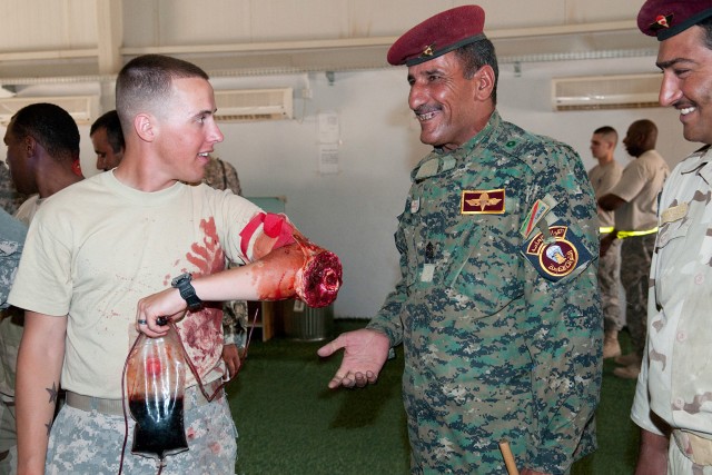 Car bomb exercise completes Iraqi medic trauma training