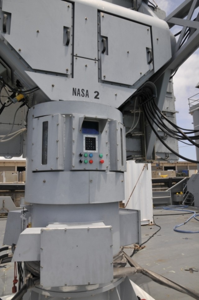 7th Sustainment Brigade Assists in the Transport of Radar Used to Track Space Shuttle Atlantis&#039; Final Launch.