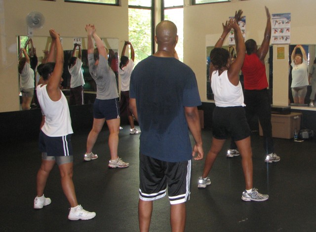 A healthier, stronger community, lunch time workouts improve fitness