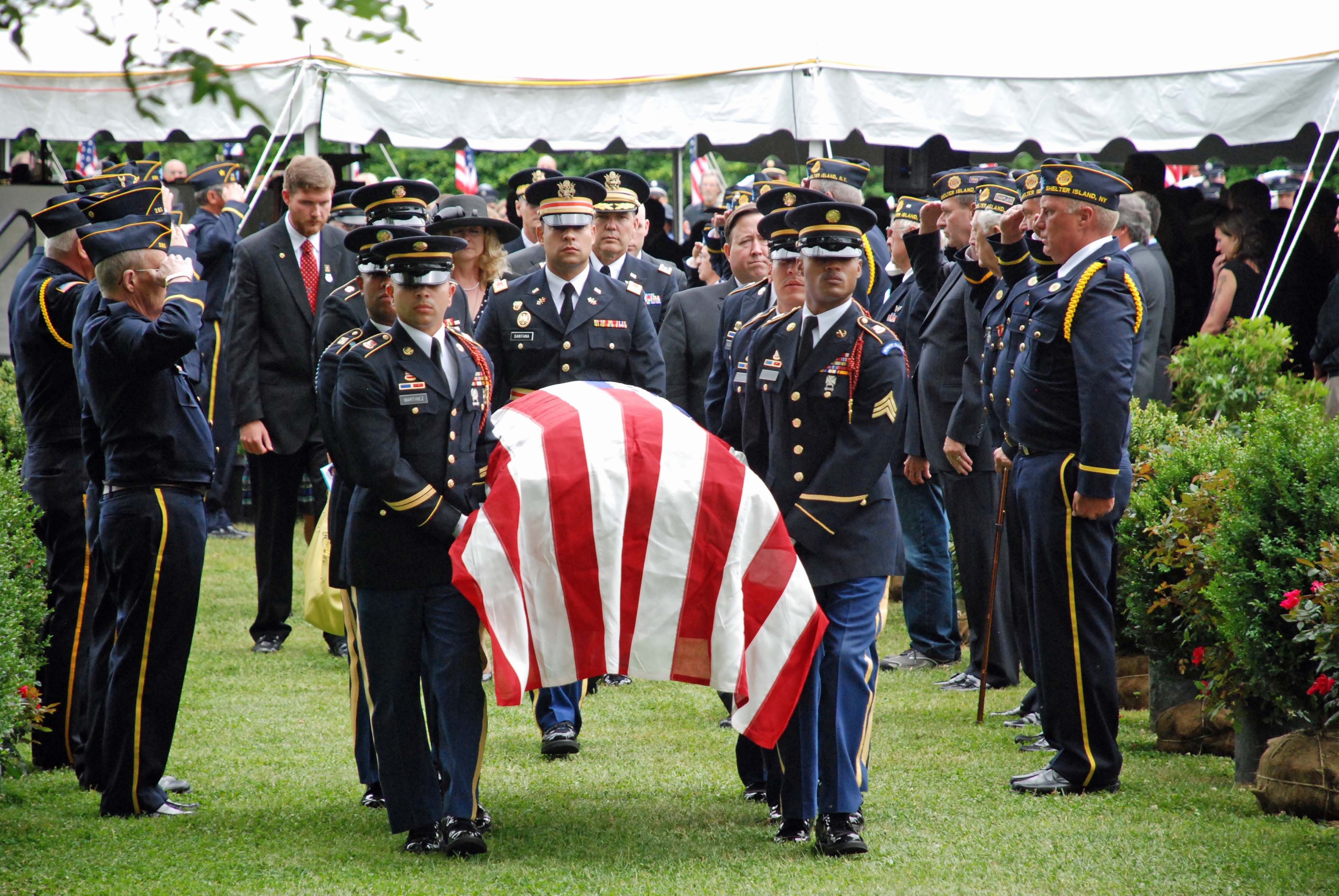 Funeral Services for New York Army National Guard Officer 1st Lt ...