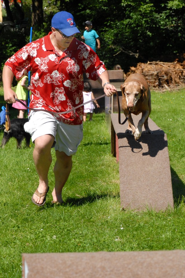 Canines, companions enjoy dog day afternoon