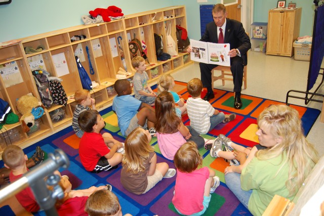 Army 235th Birthday Book Reading by Garrison Manager