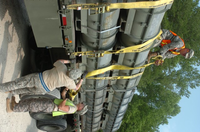 Soldiers Prepare Ammunition at CAAA