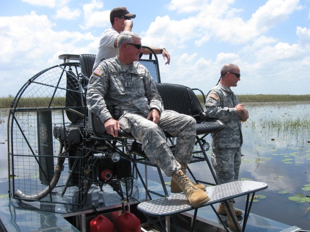 Chief of Engineers Visits Everglades Projects