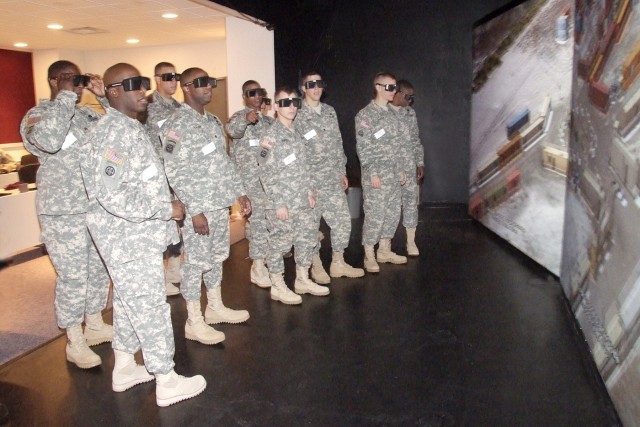 82nd Airborne Division Chorus visits research center