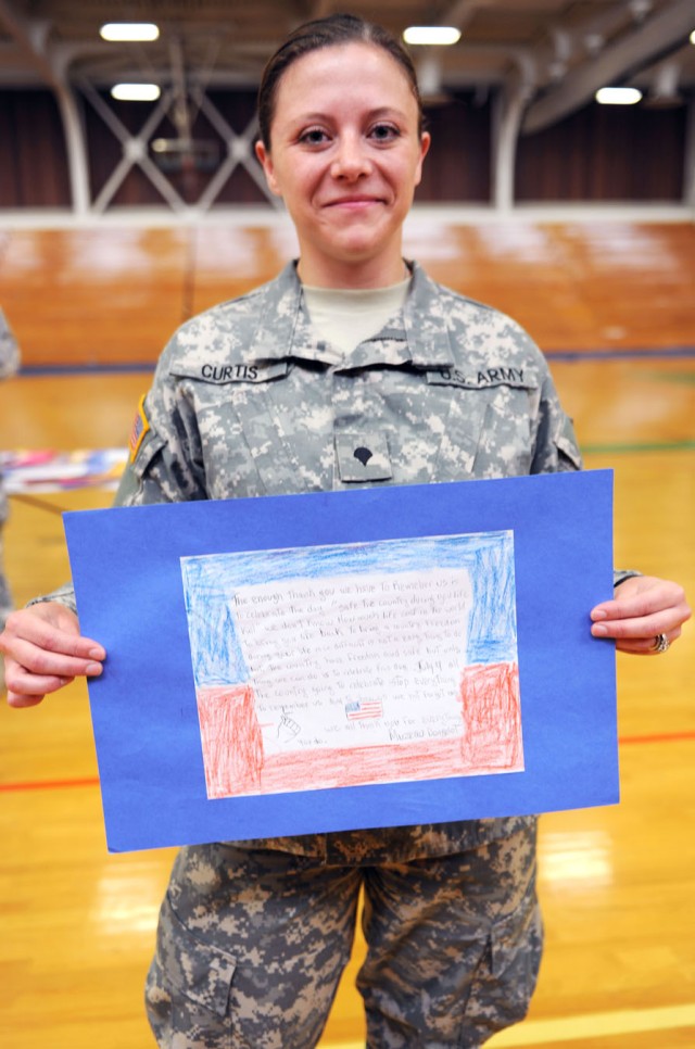 Presidio of Monterey Soldiers admires artwork, support from Miami high-school students