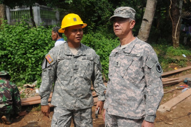 U.S. Army reservists aid Indonesia in humanitarian effort