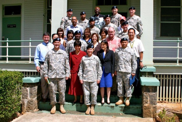AMC Commander visiting the troops in Hawaii