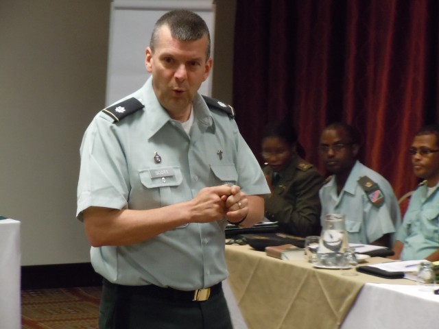 U.S. Army Africa chaplains mentor Namibian counterparts on HIV/AIDS counseling