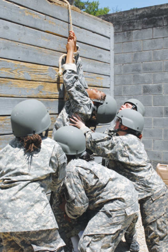 What it takes:  High school cadets develop skills at on-post camp