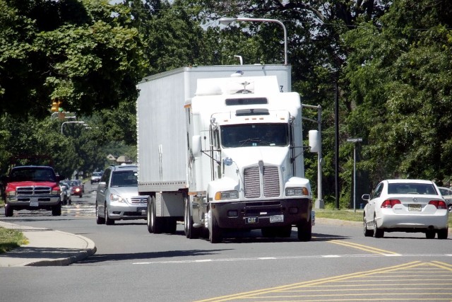 Truck deliveries pioneer BRAC relocation