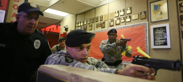 Active-shooter training exercise