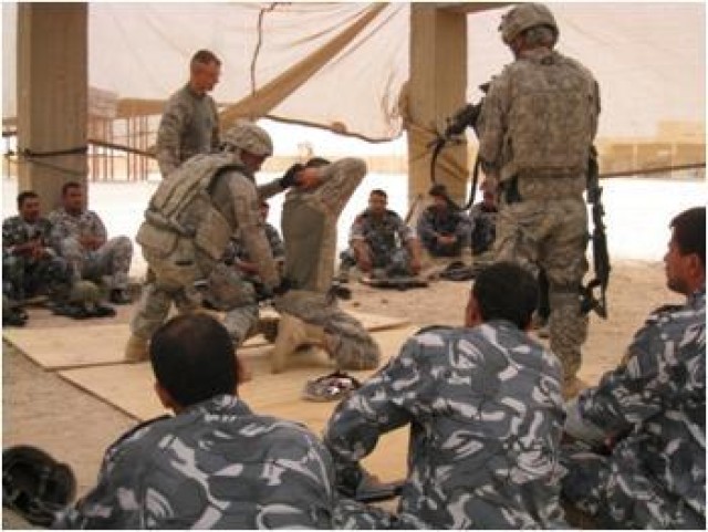 Iraqi Tactical Skills Unit conducts urban training