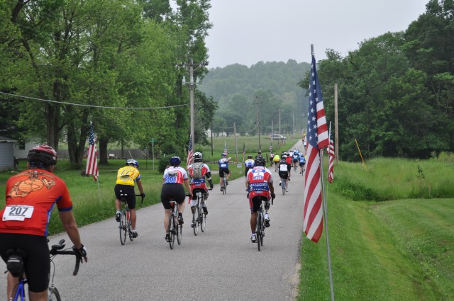Riders during Crane CycleFest