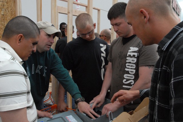 &#039;Iron Knights&#039; prep for deployment at Home Depot