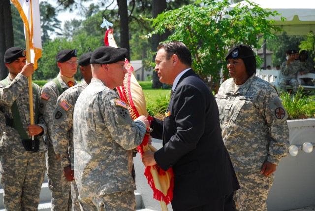 Taking charge: Col. Love becomes new garrison commander
