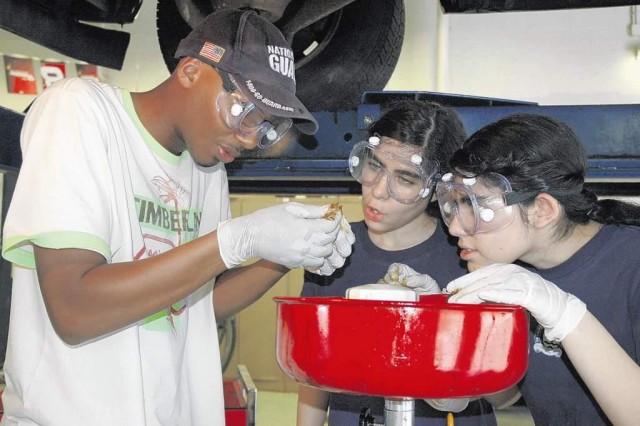 Teens learn basic automotive skills through new class