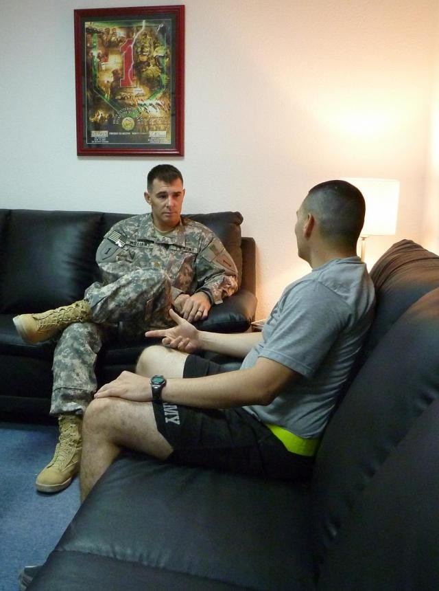 Army psychiatrist helping Soldiers in Iraq