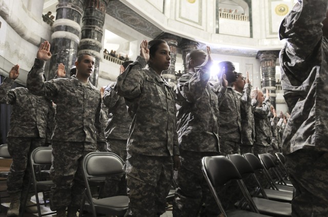 United States Forces-Iraq service members become U.S. citizens in July 4 naturalization ceremony