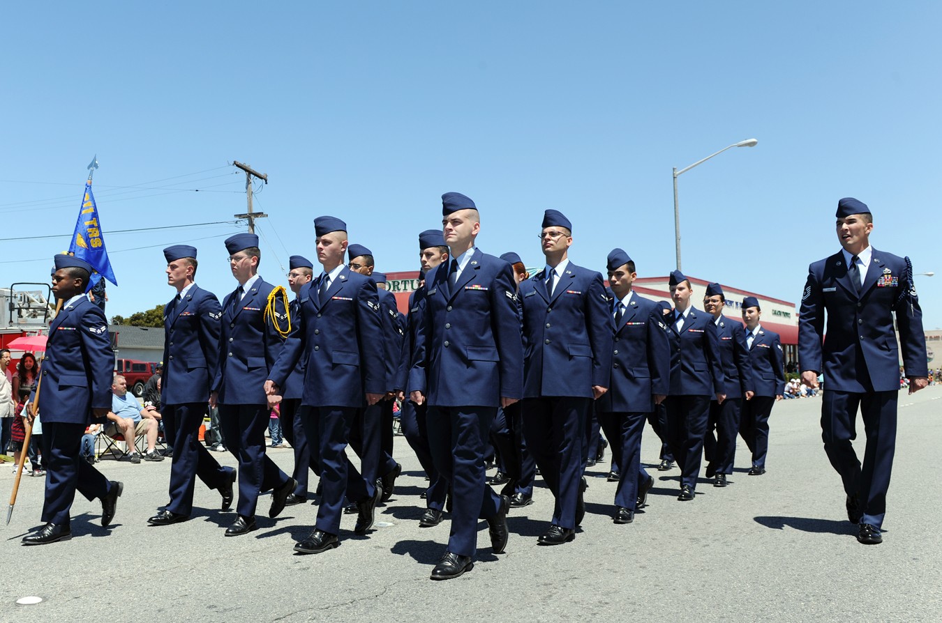 Monterey military march in Seaside Independence Day parade | Article ...