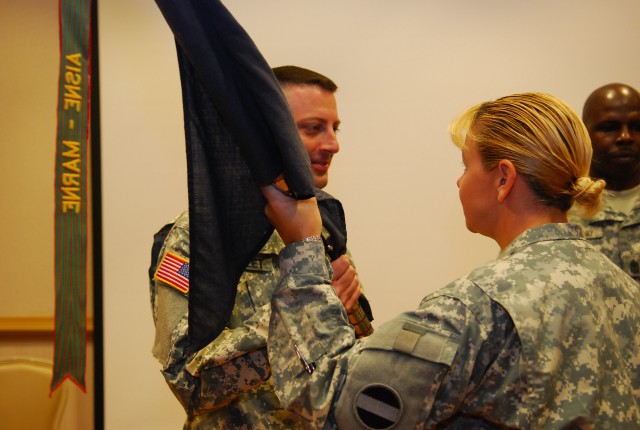 Capt. Ancelet takes command of The Army Ground Force Band