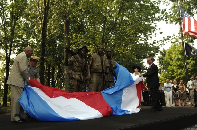 Restoration Complete for Vietnam War Memorial Statue