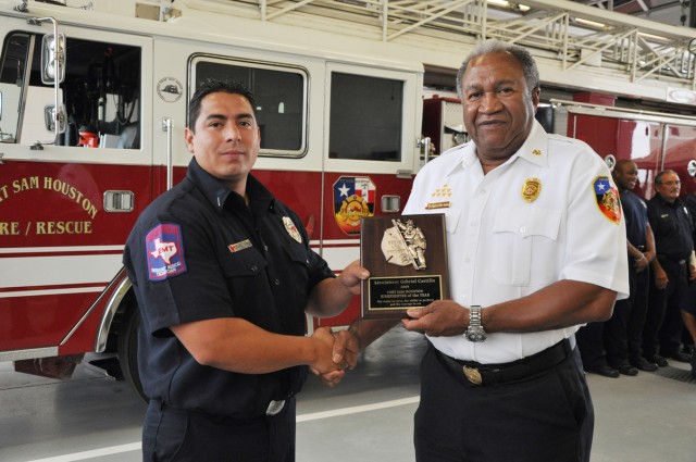 Fort Sam Houston firefighters awarded