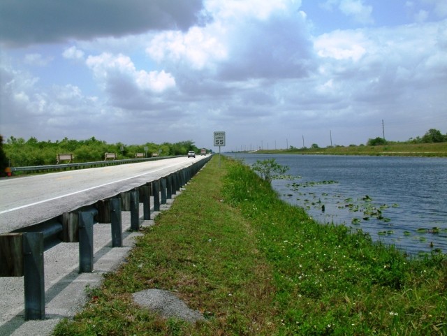 Tamiami Trail and the L-29 canal