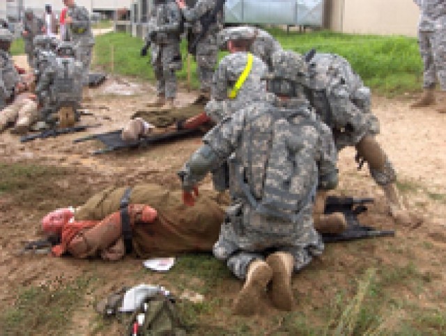 Combat advisors learn advanced lifesaving skills