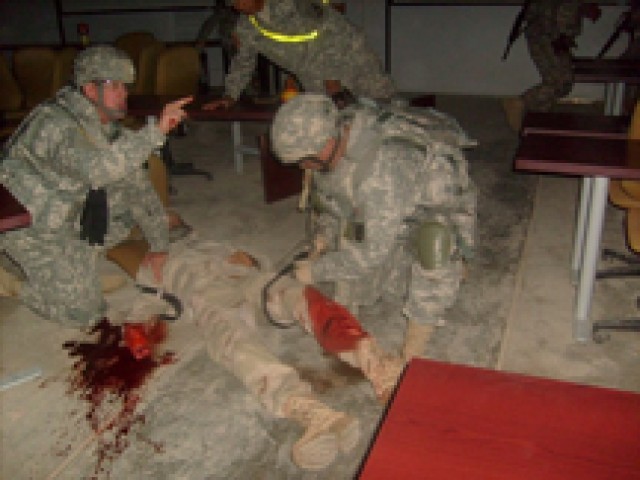 Combat advisors learn advanced lifesaving skills