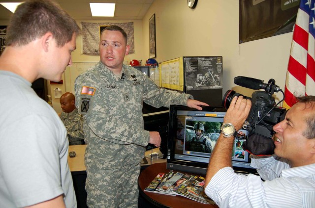 German TV documents how America recruits its Army