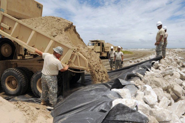 Military Support to Mitigate Oil Spill Continues