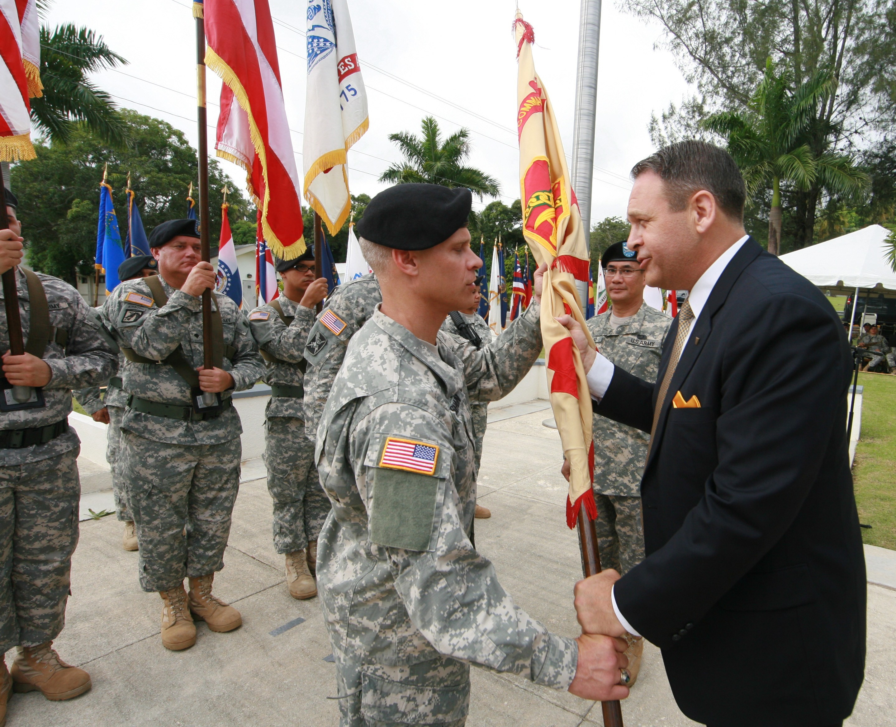 Fort Buchanan change of command Article The United States Army