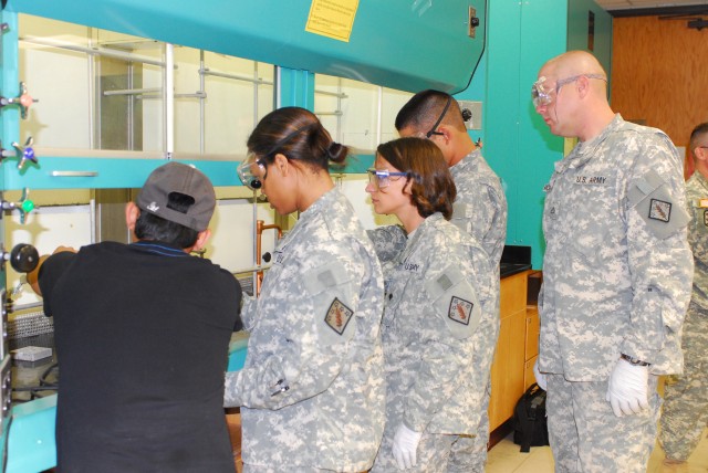 Chemical company Soldiers get hands-on experience at K-State