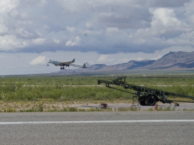 Shadow UAV launch